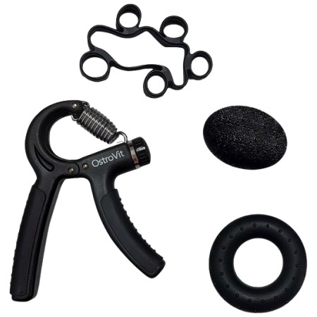 Hand and Arm Exercise Equipment | Ръкохватка за предмишница + Гума за стискане и тренировка на пръстите