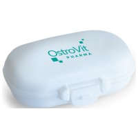 Ostrovit Pillbox / Кутийка за капсули / White